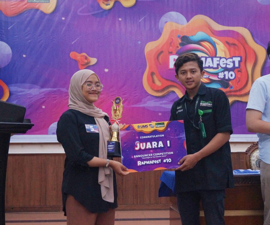 Satriyani Nur Saputri, 1st Winner of RAPMA FEST #10 Announcer Competition