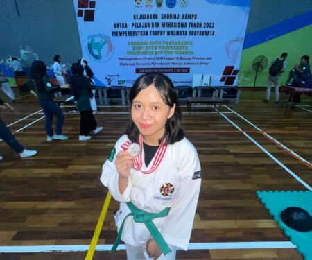 Azzahra Angger Kusumasari Won Second Place in the Inter Dojo Shorinji Kempo Trophy Yogyakarta Mayor SE-DIY 2023 Championship