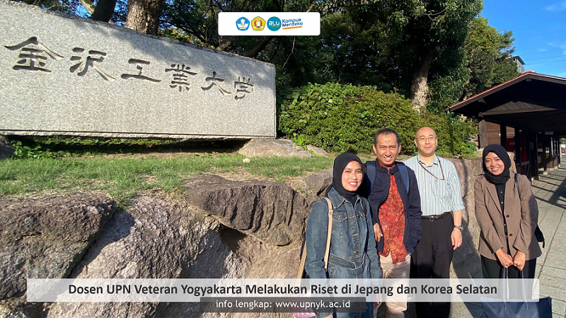 UPN Veteran Yogyakarta Lecturers Conduct Research in Japan and South Korea